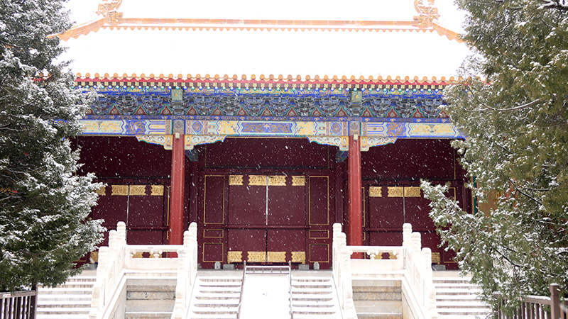 雪中景山公園、故宮——李月攝影