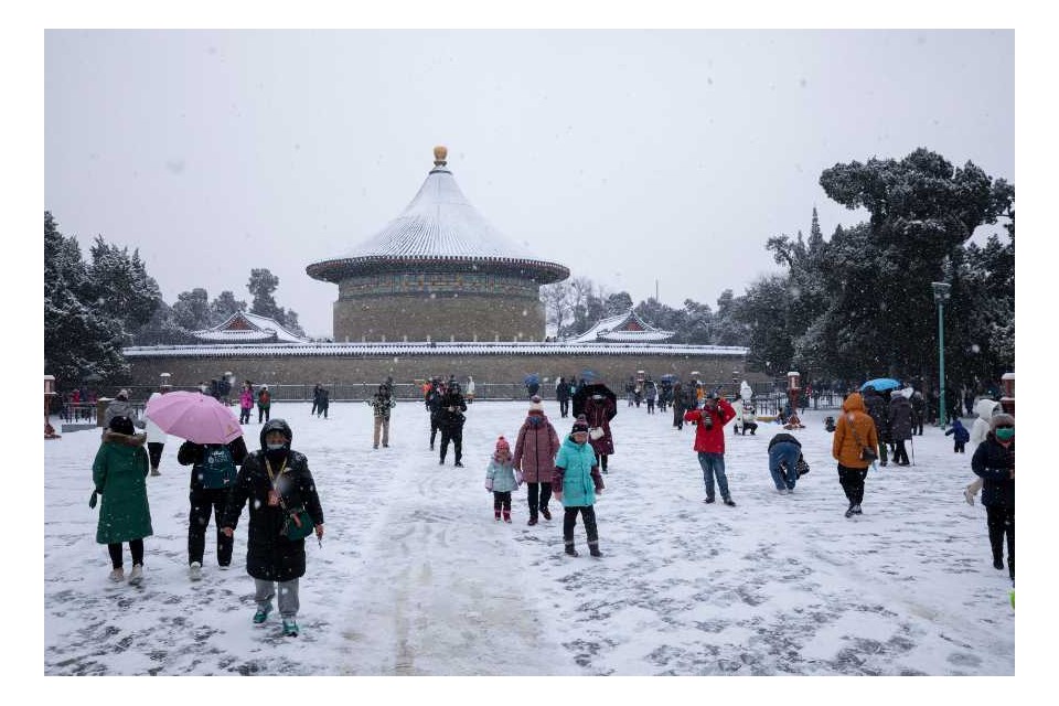 雪后天壇  ?攝影  張建華