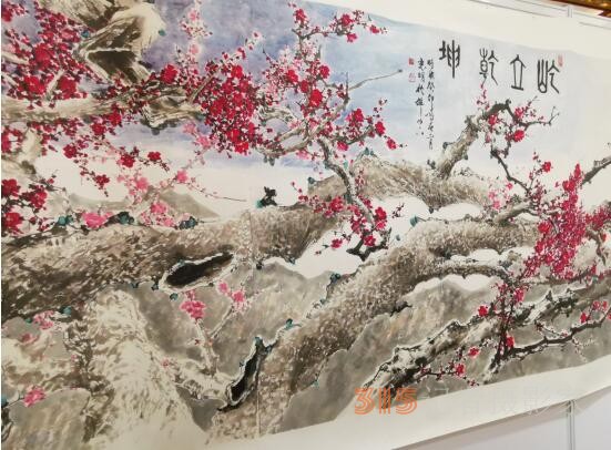 梅竹雙清見性靈：張光明教授師生書畫展在濟南齊魯紅木文化館璀璨開幕