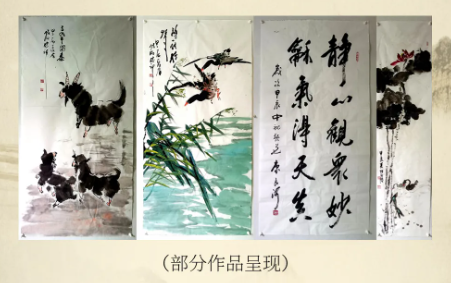 北京烏蘭察布企業(yè)商會(huì)蒙戈書畫藝術(shù)社舉行“八一”書畫交流活動(dòng)