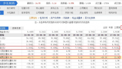 步長制藥2024半年報：營收凈利雙降，銷售費用占總營收38.07%